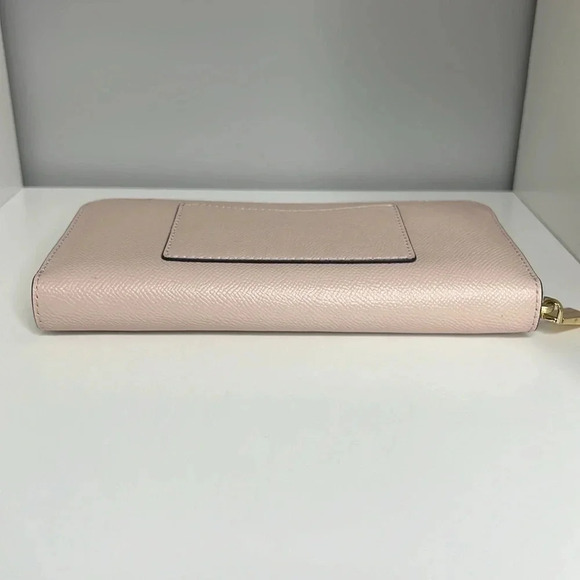 Michael Kors Saffiano Leather Continental Wallet - Soft Pink - EUC - Picture 4 of 10